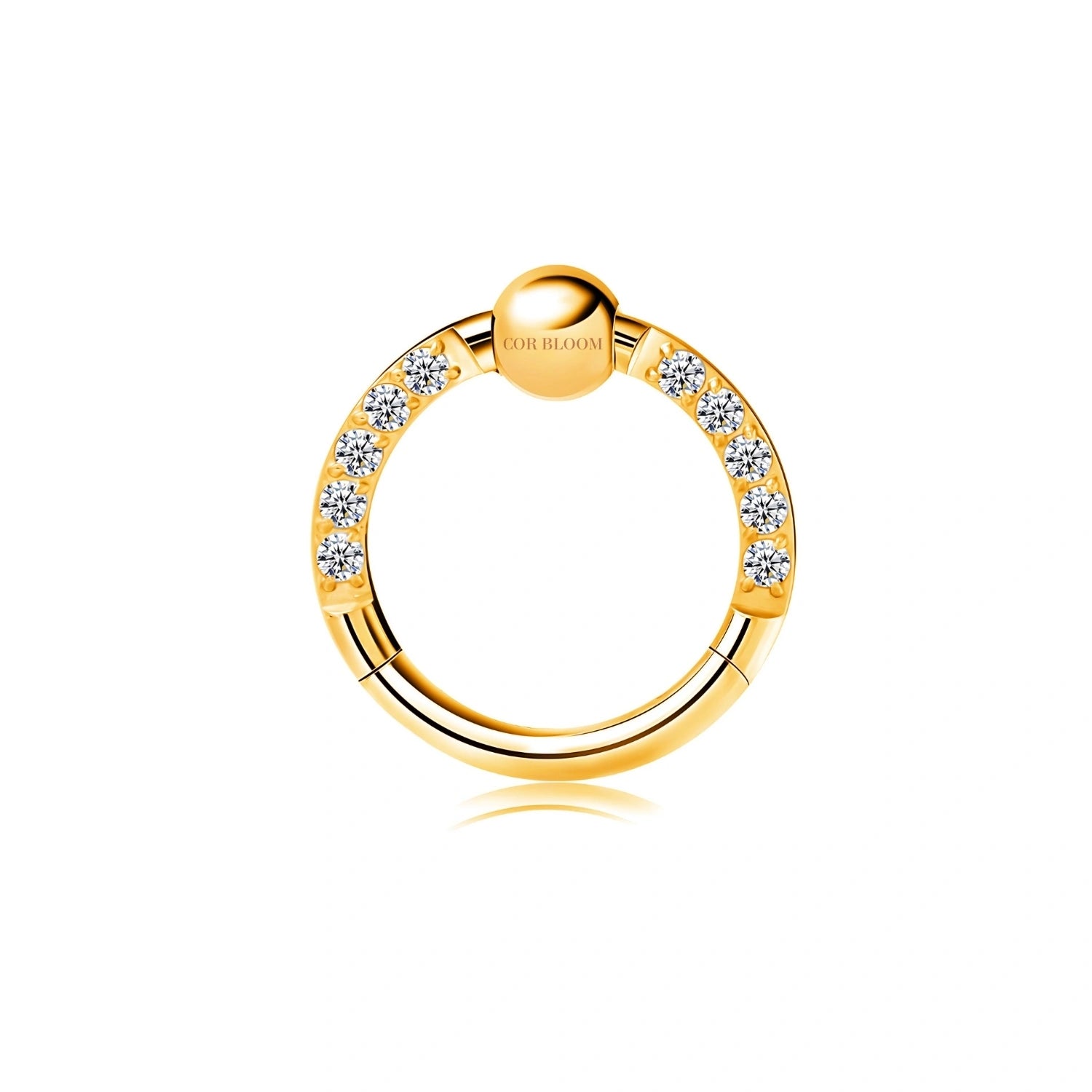 Titanium Basic Capri Septum Clicker · Daith Ring · Helix Hoop