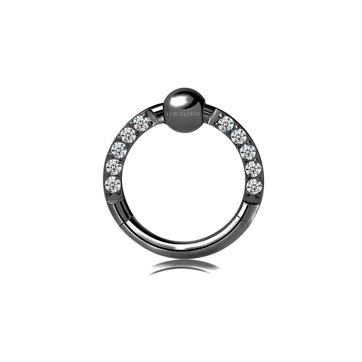 Titanium Basic Capri Septum Clicker · Daith Ring · Helix Hoop