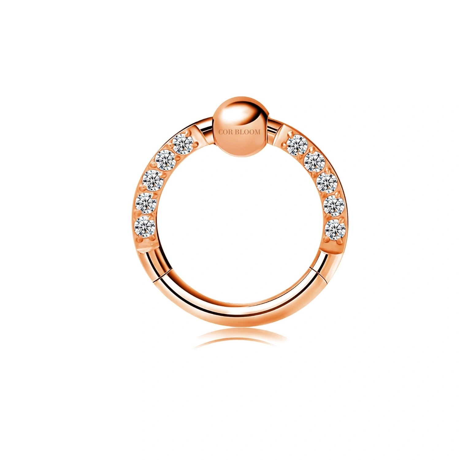 Titanium Basic Capri Septum Clicker · Daith Ring · Helix Hoop