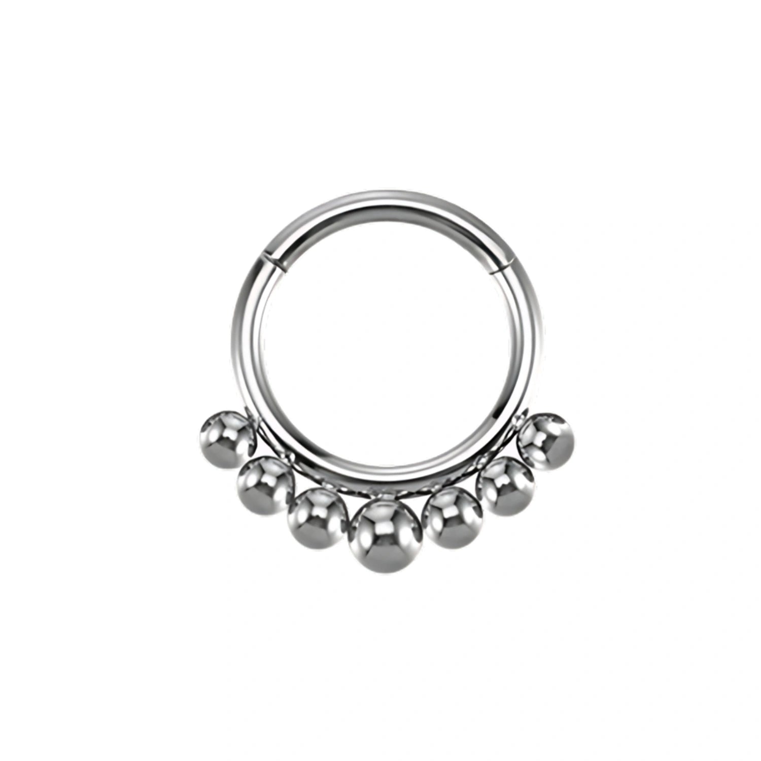 Titanium Era Septum Clicker · Daith Ring