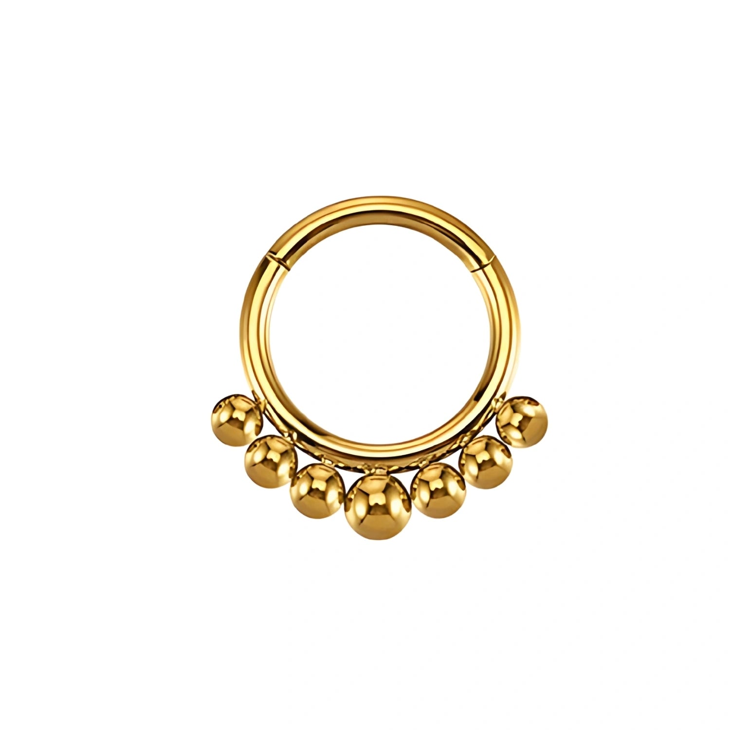 Titanium Era Septum Clicker · Daith Ring