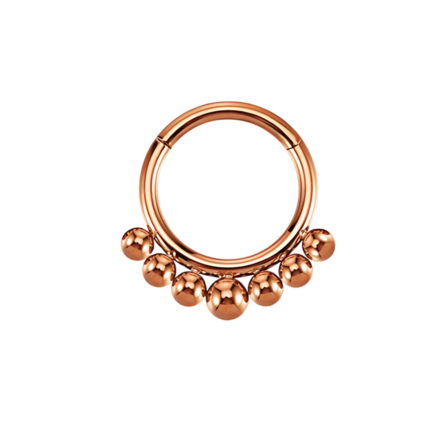 Titanium Era Septum Clicker · Daith Ring