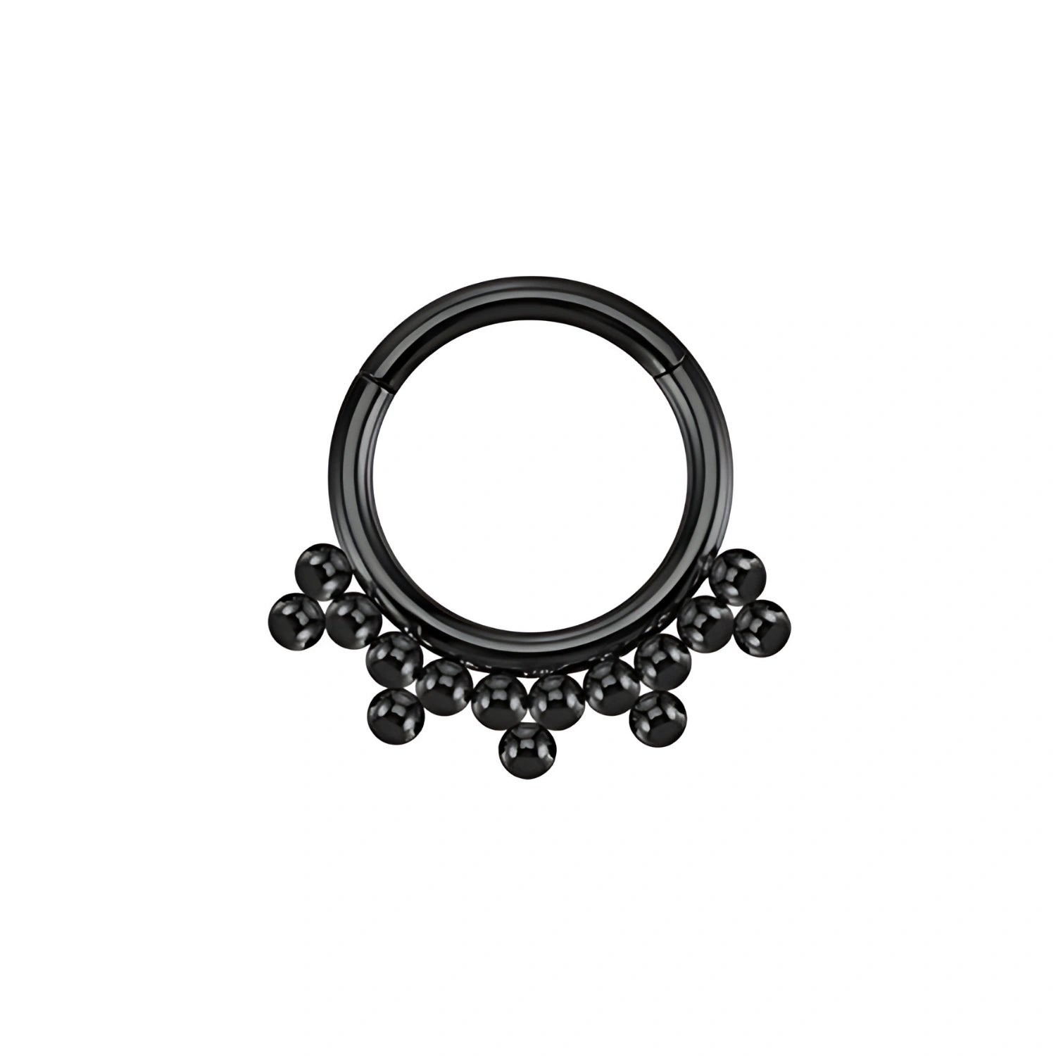 Titanium Trinity Septum Clicker · Daith Ring