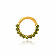 Titanium Infinity Peridot Septum Clicker | Daith Hoop