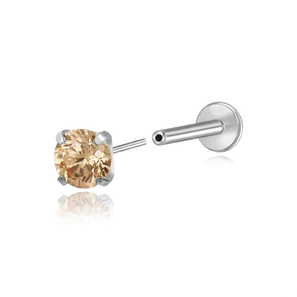 Titanium Multisize Champagne Stud (Push Pin)