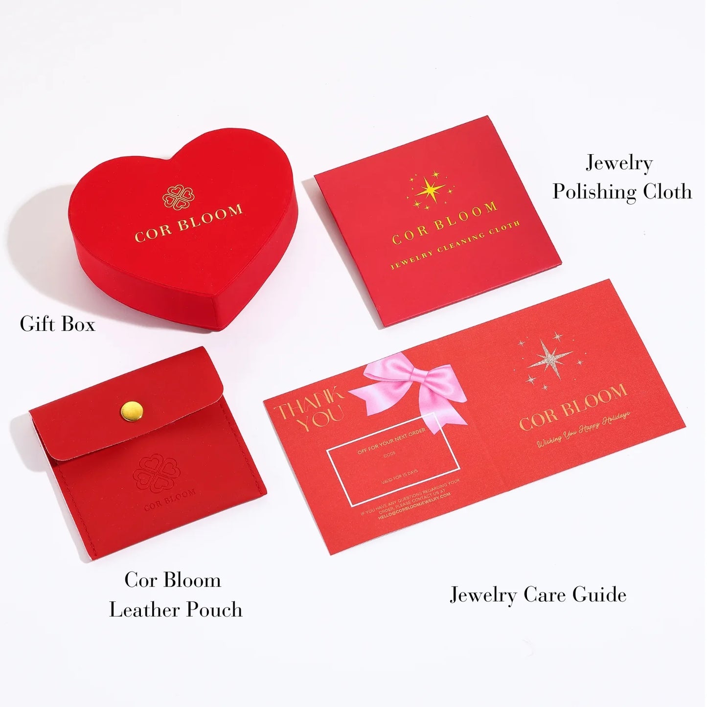 Gift Packaging - Royal Red Heart Shape Gift Box