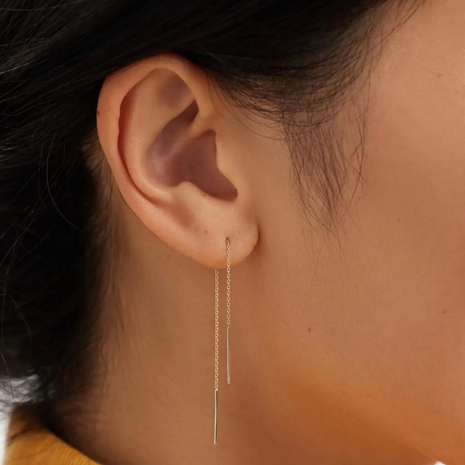 Dainty Chain Ear Threaders