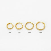 Basic Twisted Rope Hoop Earring (20G)