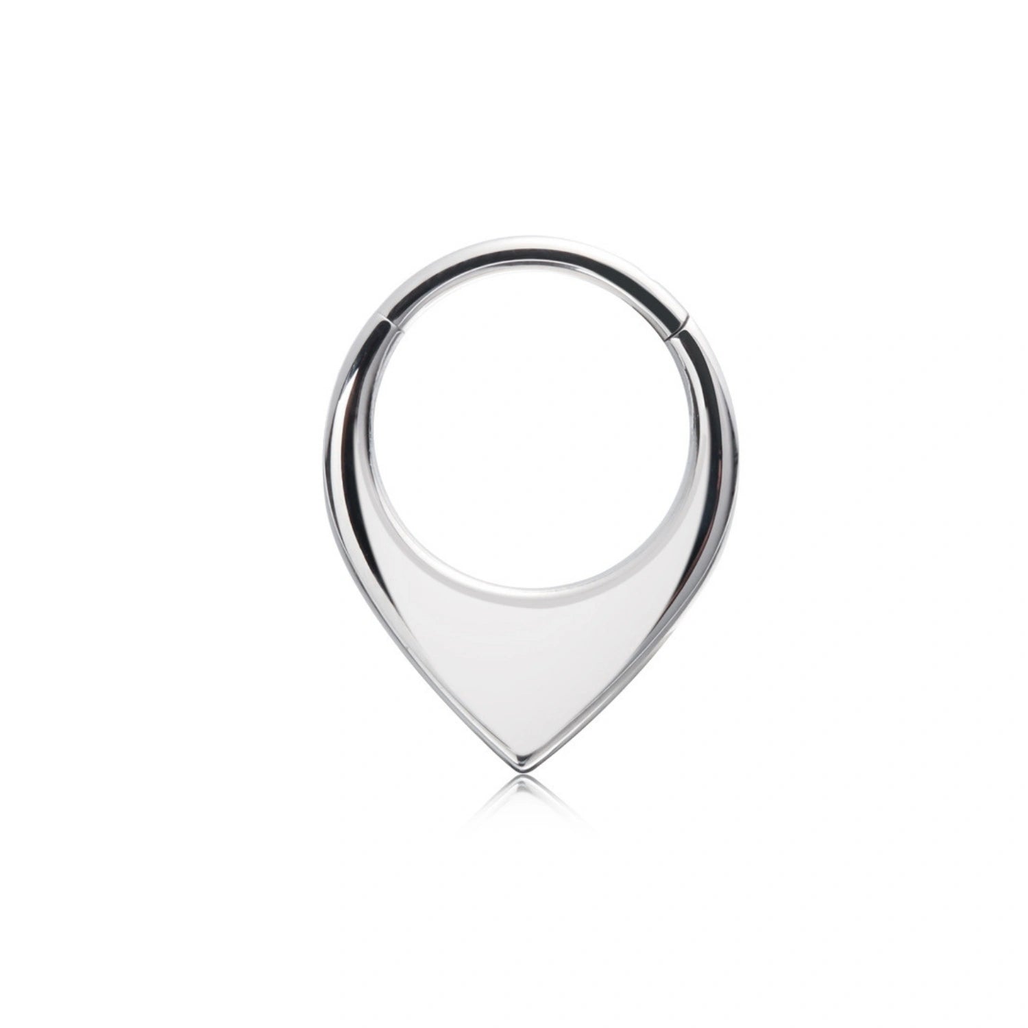 Solid Titanium Triangle Septum Clicker | Daith Ring