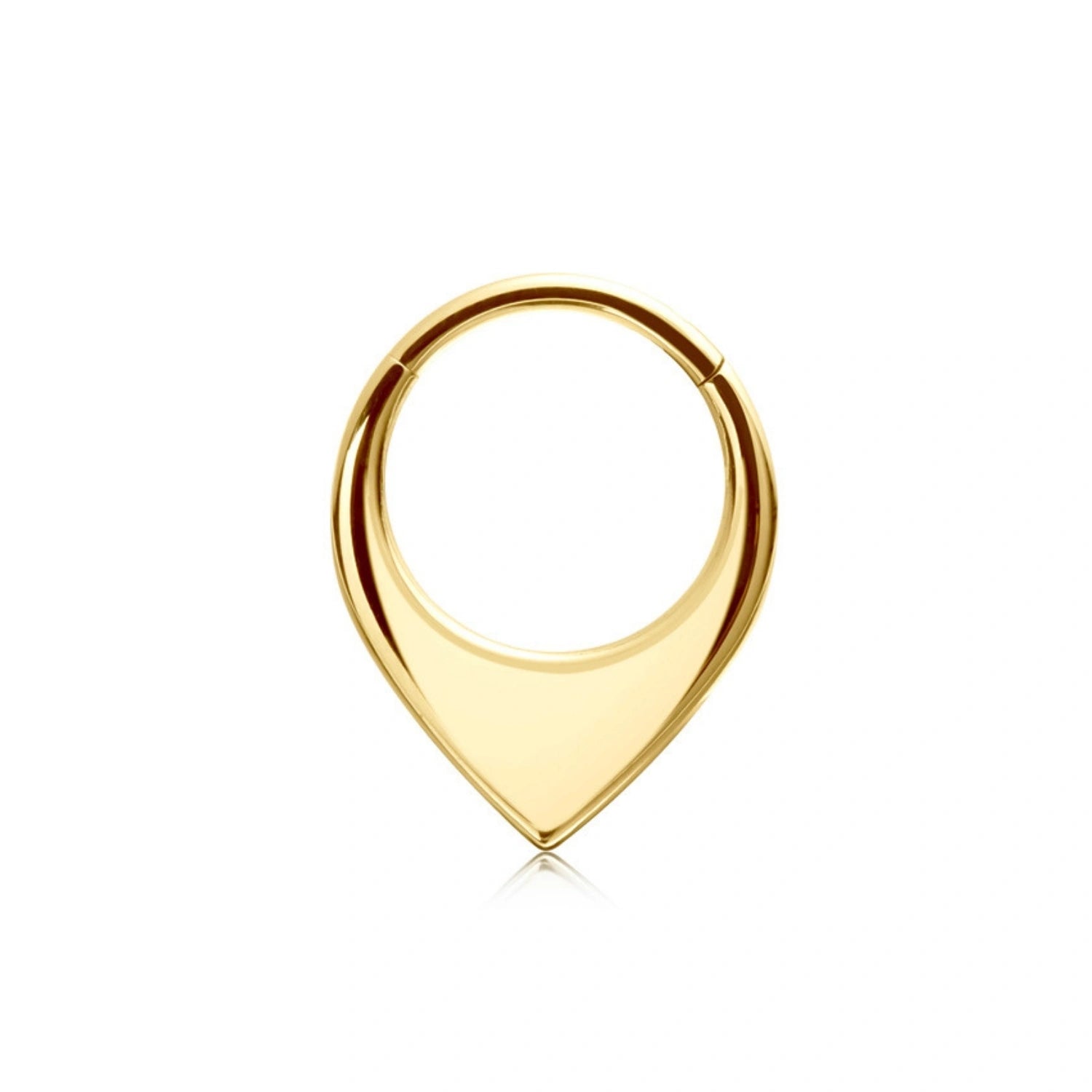 Solid Titanium Triangle Septum Clicker | Daith Ring