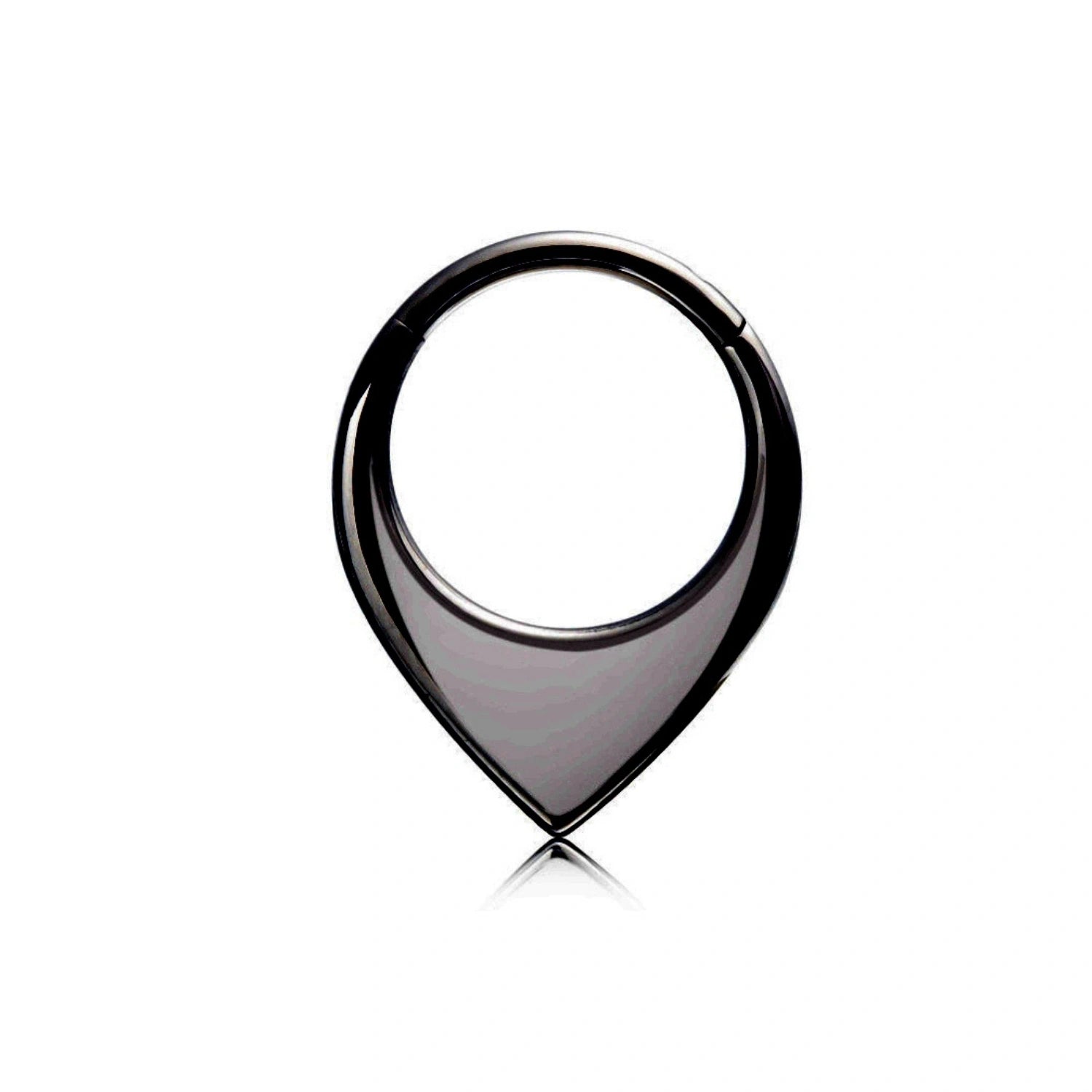 Solid Titanium Triangle Septum Clicker | Daith Ring