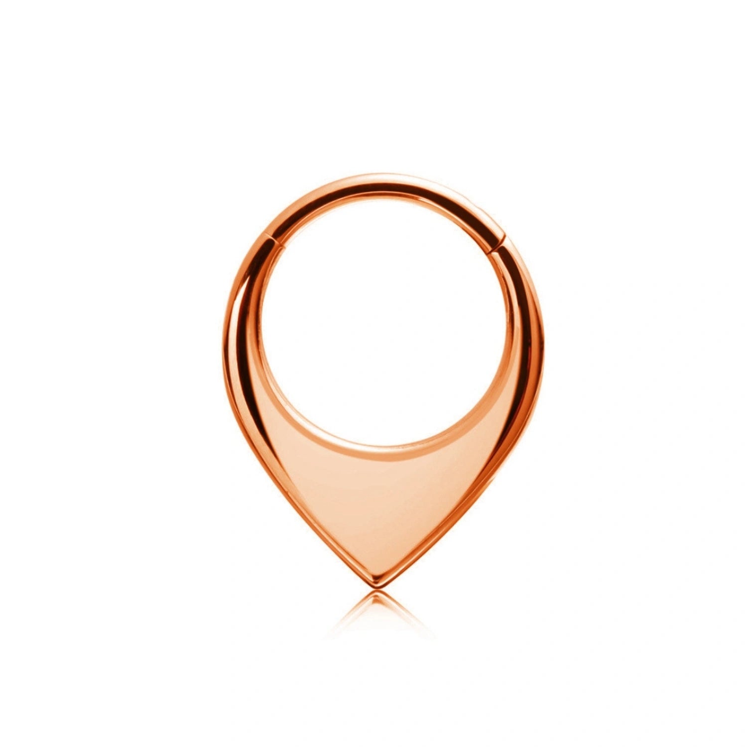Solid Titanium Triangle Septum Clicker | Daith Ring