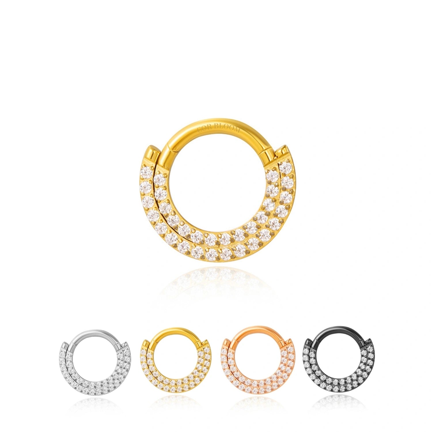 Titanium Constellation Septum Clicker | Daith Ring