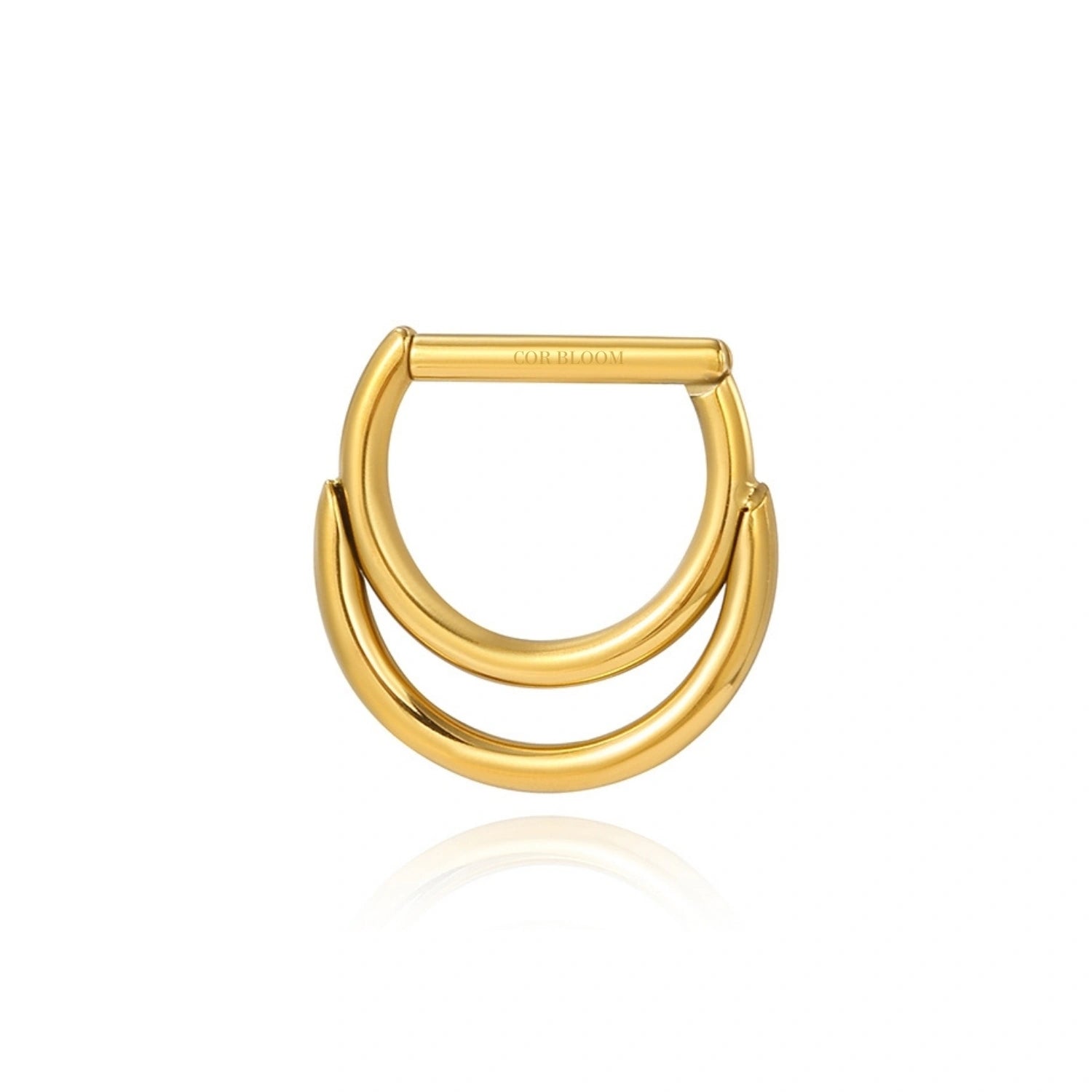 Solid Titanium Lunar Eclipse Septum Clicker