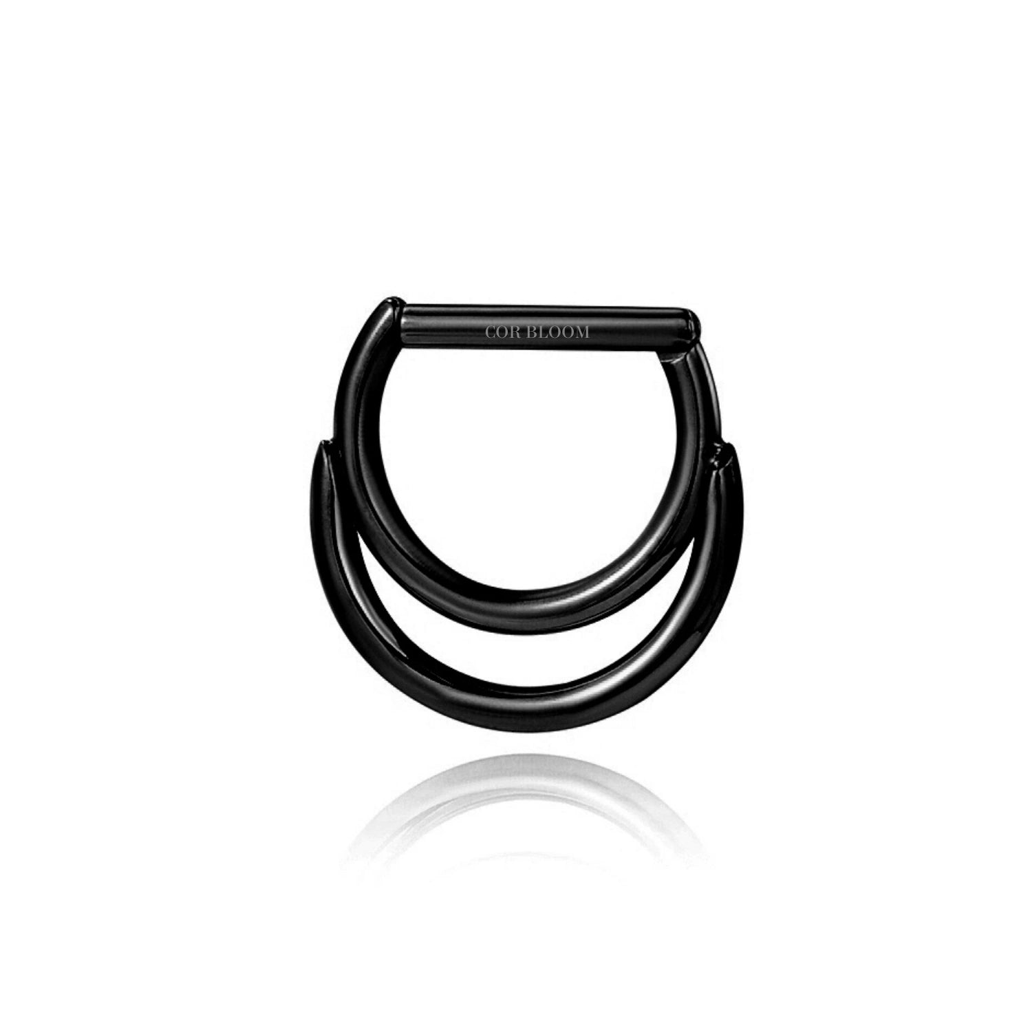 Solid Titanium Lunar Eclipse Septum Clicker