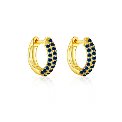 Vera Diamond Pave Hoops