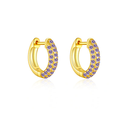 Vera Diamond Pave Hoops