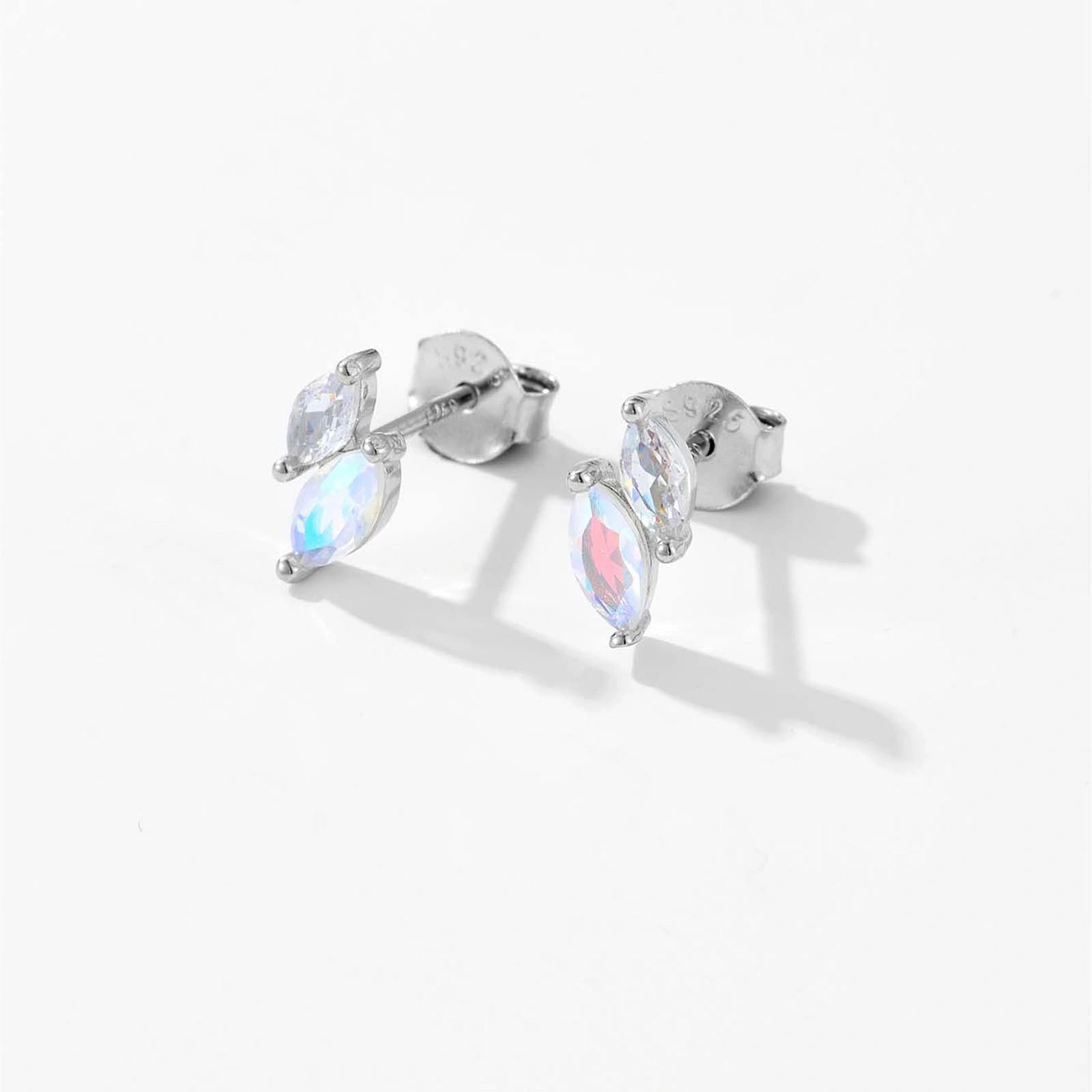 Dainty Marquise Stud Earrings