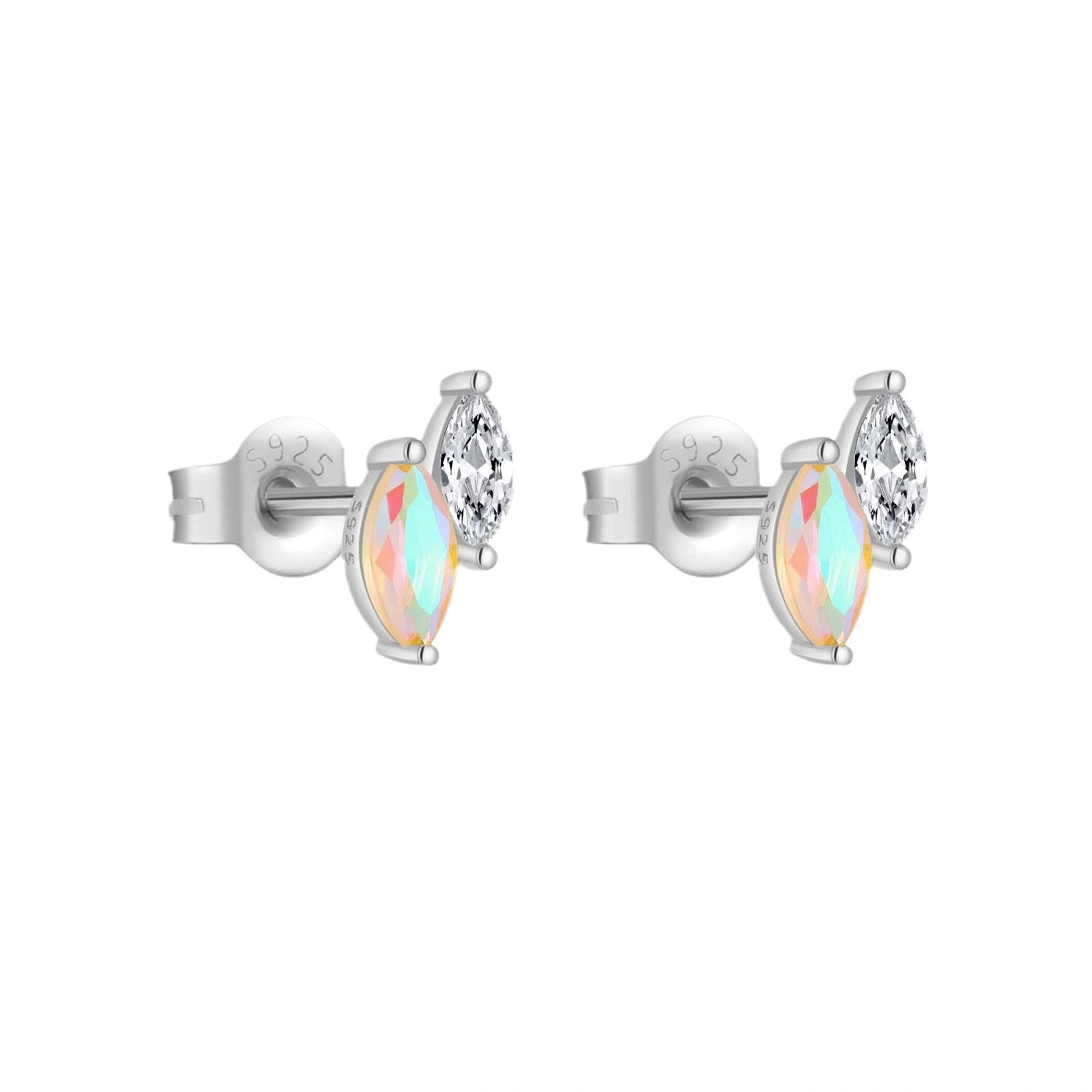 Dainty Marquise Stud Earrings