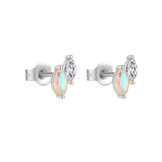 Dainty Marquise Stud Earrings
