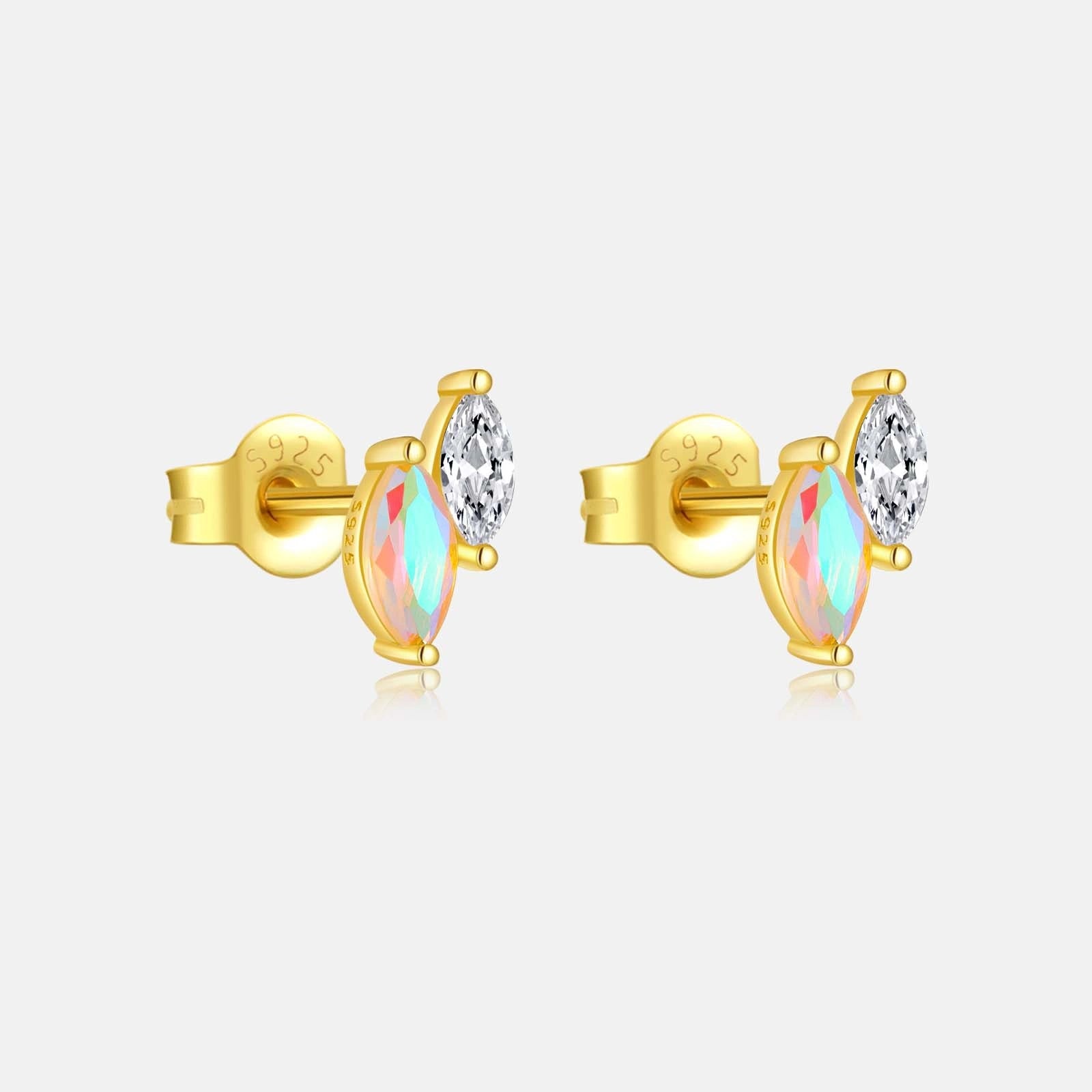 Dainty Marquise Stud Earrings