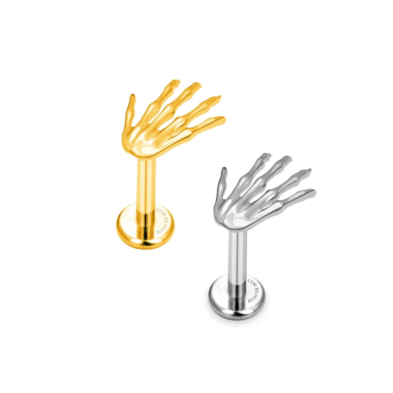 Titanium Meccanic Hand Piercing Earring
