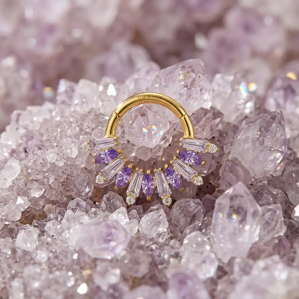 Titanium Perseus Clicker - Amethyst