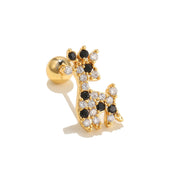 Pave Giraffe Barbell Piercing (20G)