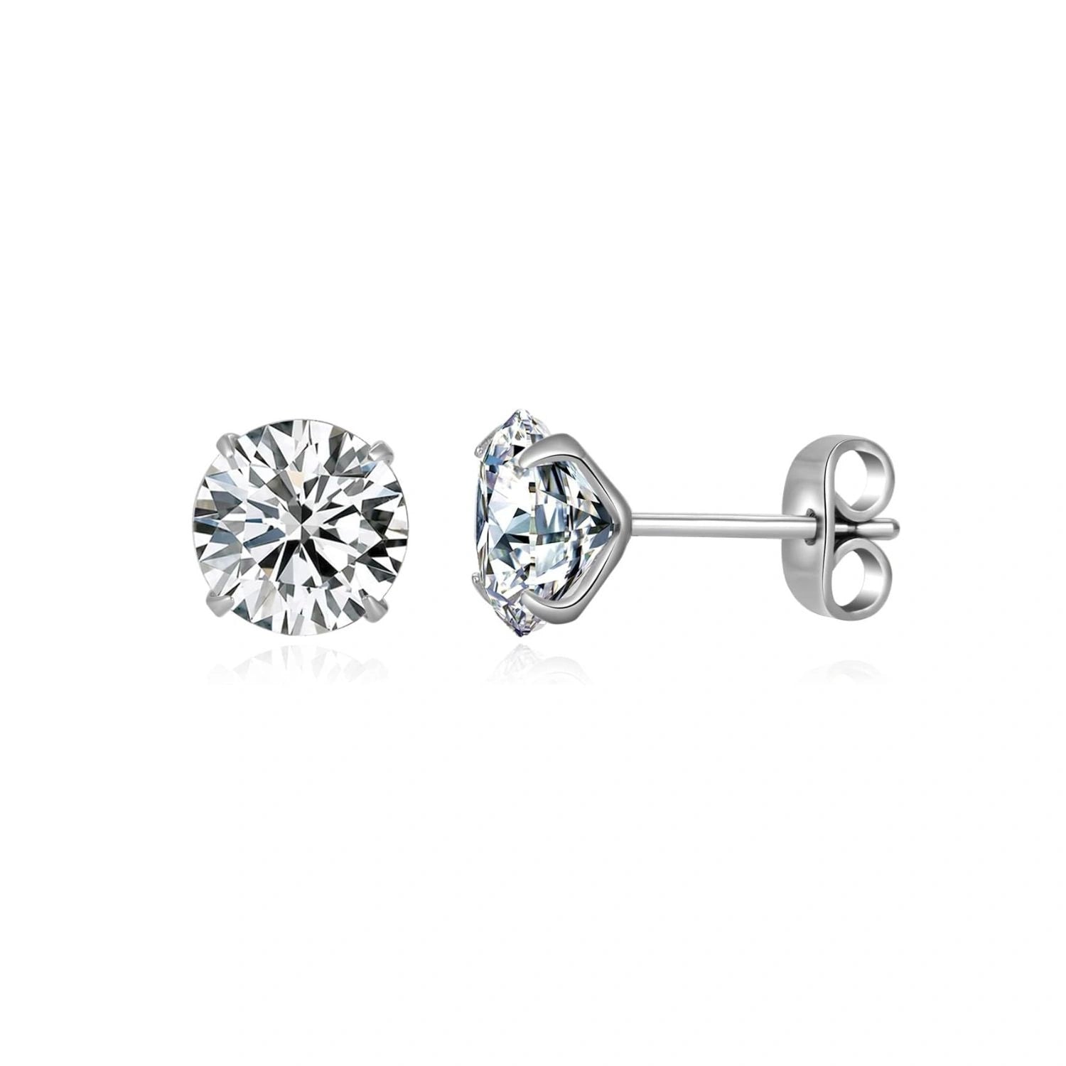 Essential Titanium Multisized CZ Stud Earrings