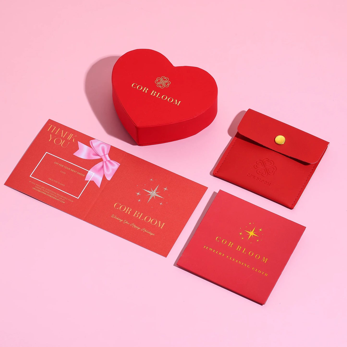 Gift Packaging - Royal Red Heart Shape Gift Box