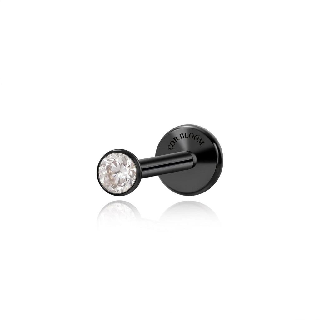 Titanium Essential Forever Diamond Flat Back Stud