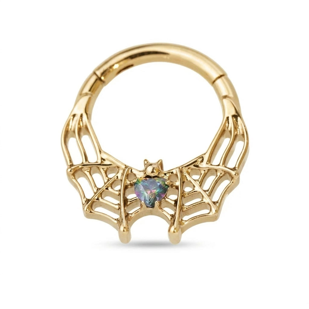 Titanium Arachné Dark Iridescent Spider Clicker
