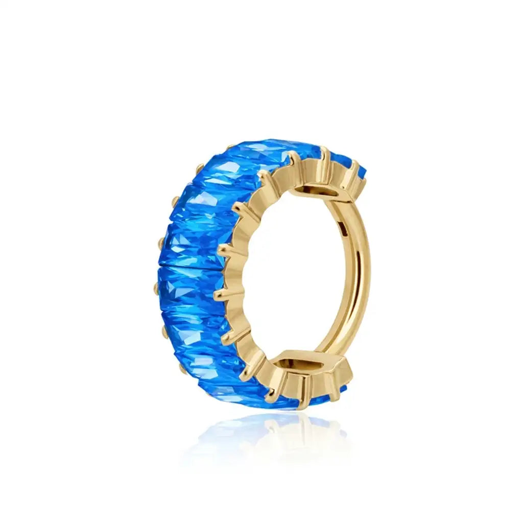 Titanium Aquamarine Sugar Clicker | Conch Hoop