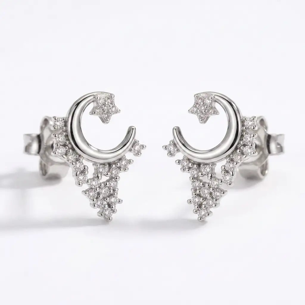 Asteria Celestial Clusters Stud Earrings