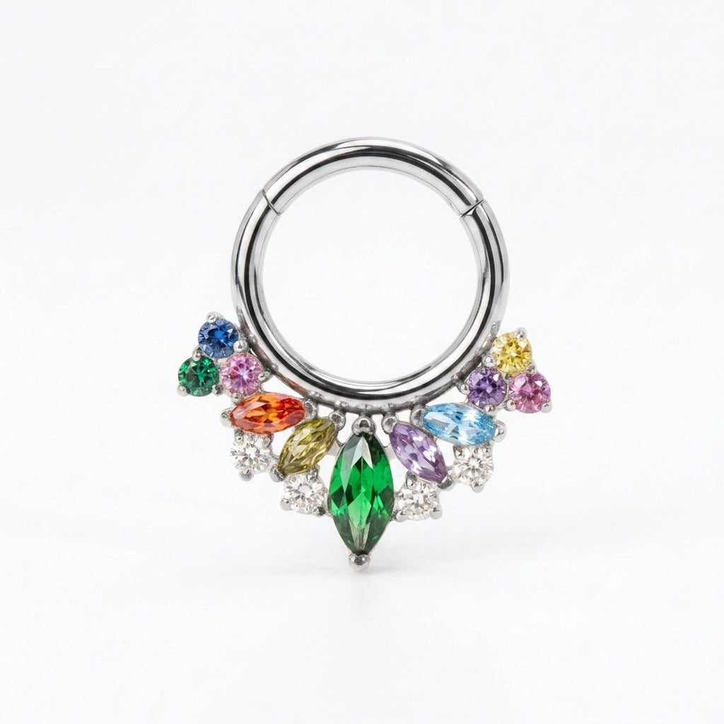 Titanium Celestia Marquise Crown Clicker - Phoenix