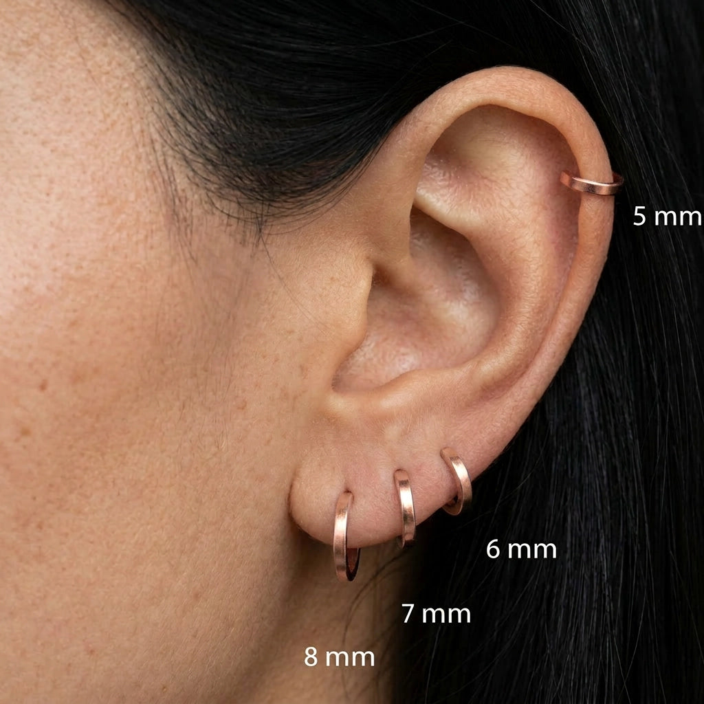 Classic Minimal Hoop Earrings