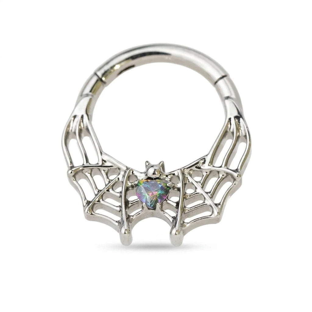 Titanium Arachné Dark Iridescent Spider Clicker