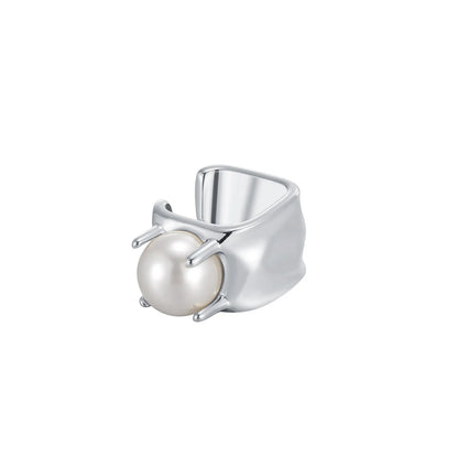 Statement Pearl Ear Cuff