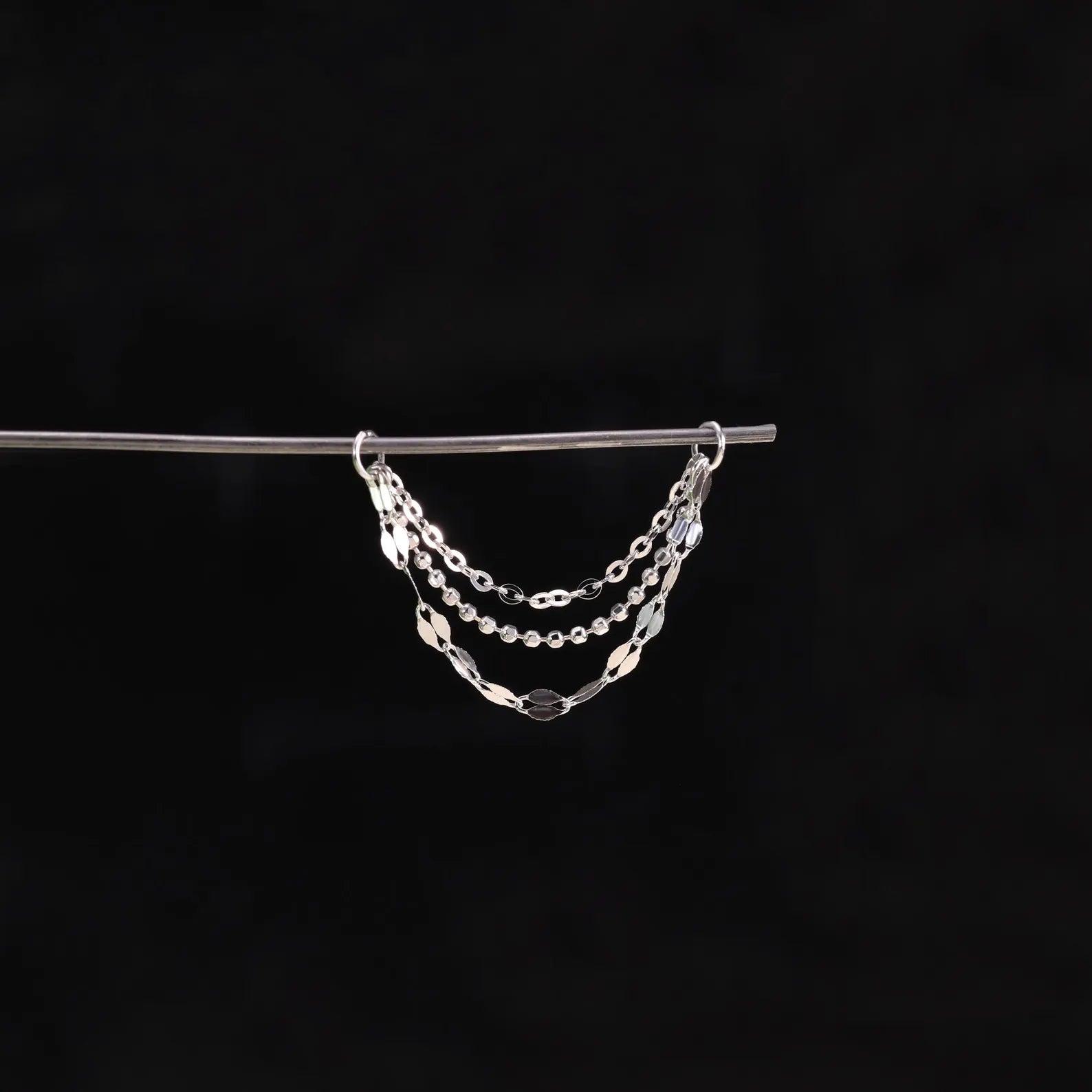Tilly Trio Chain Attachment •  Helix Dangling Chain