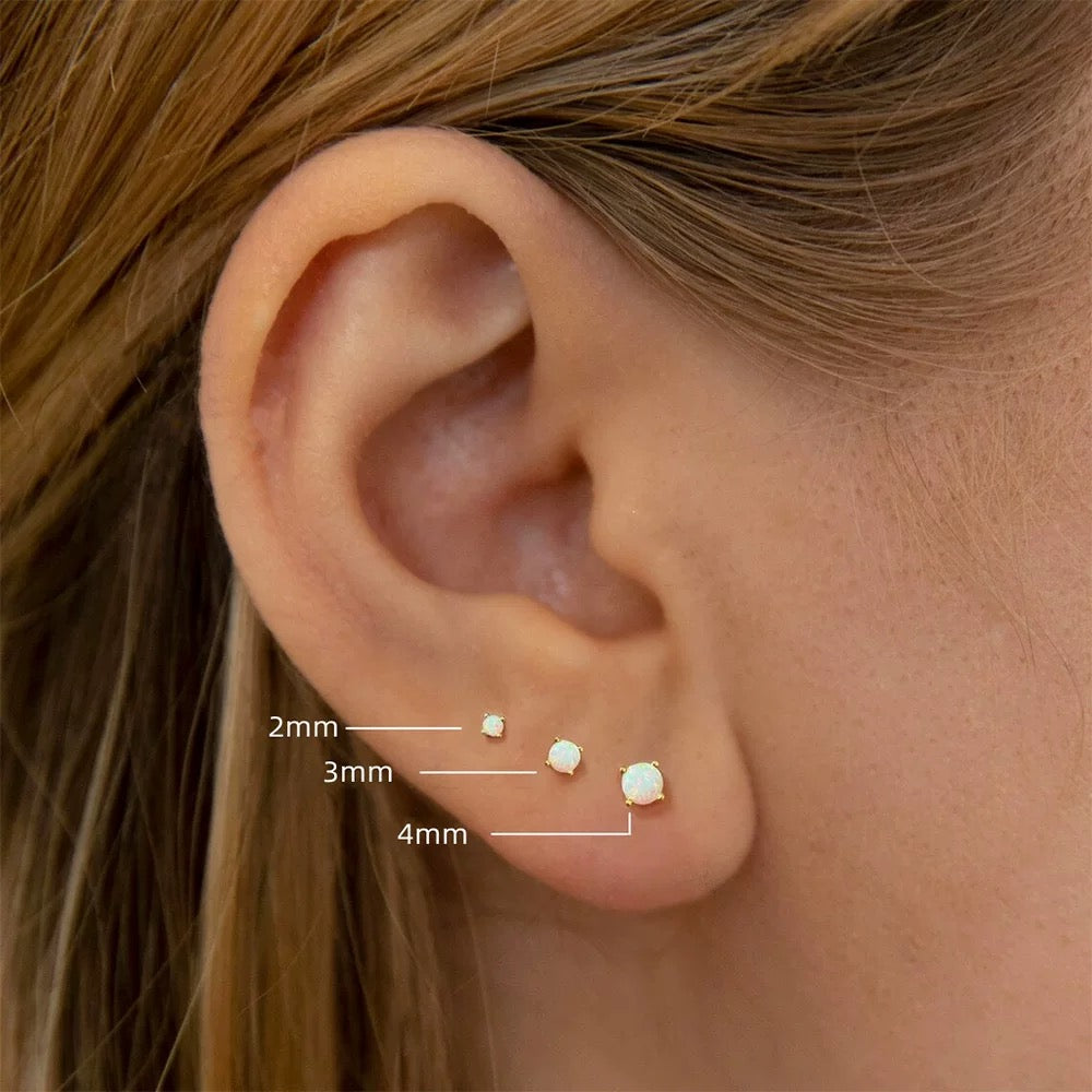 Essential Opal Stud Earring Set
