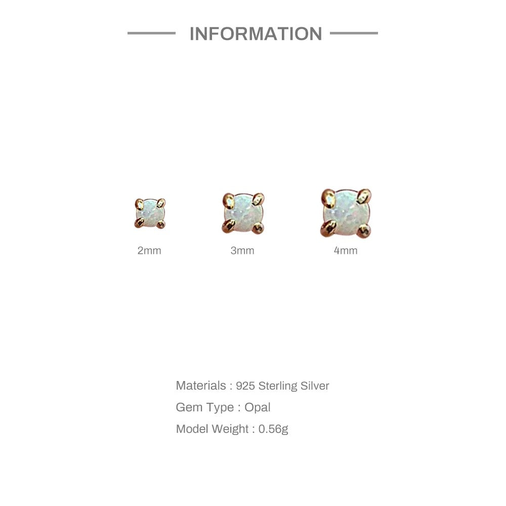 Essential Opal Stud Earring Sets