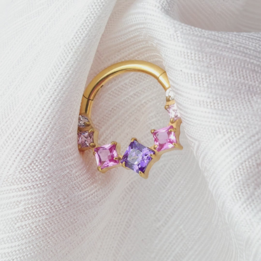 Load video: Titanium Wynter Pink &amp; Amethyst Gradient Clicker - Fairyland