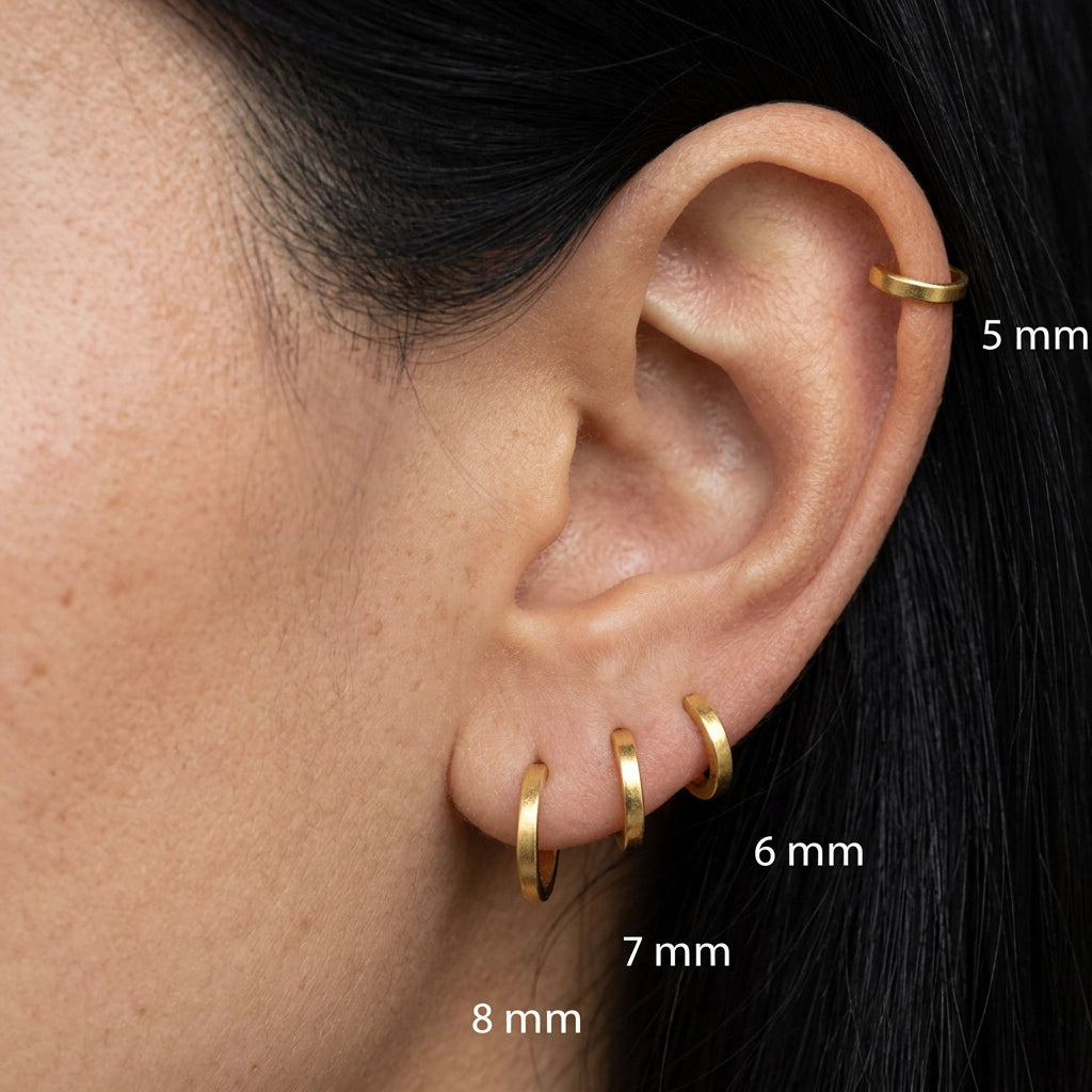 Classic Minimal Hoop Earrings