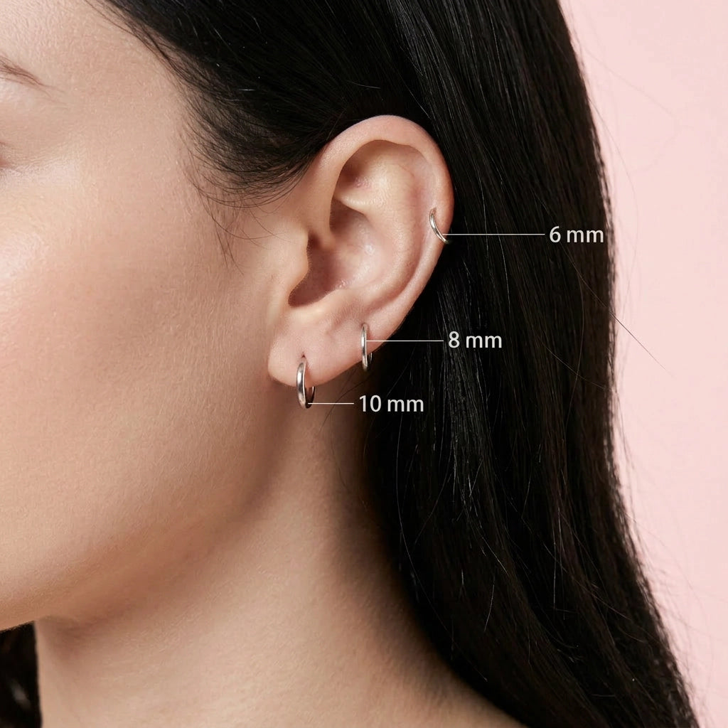 Essential Slim Hoop Earring (20G)