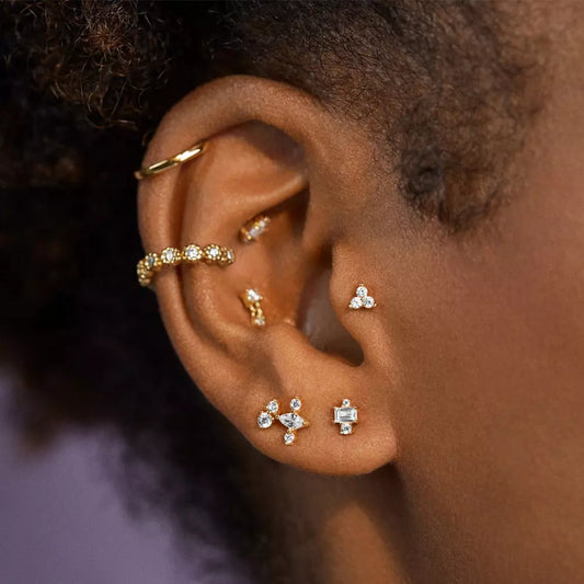 Dainty Fairy Stud Earring Set