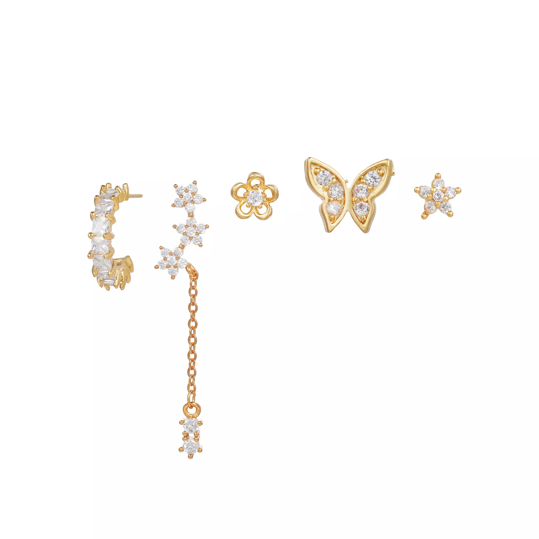 Butterfly Earring Set