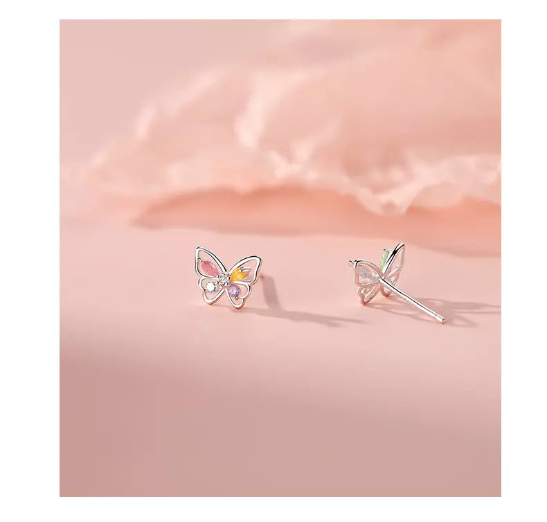 Mini Butterfly Stud Earrings